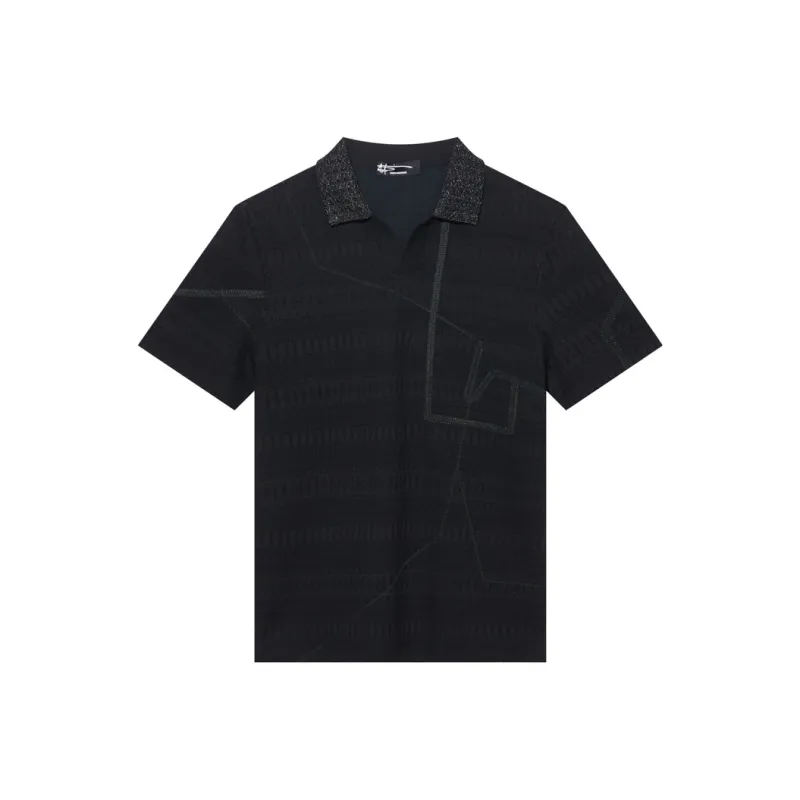 ANDREW MACKENZIE Polo Shirt Men's Black-0