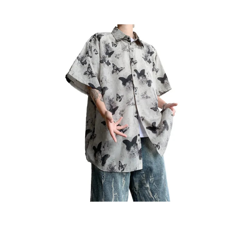 DANGERTIGER Shirts Unisex Gray-0