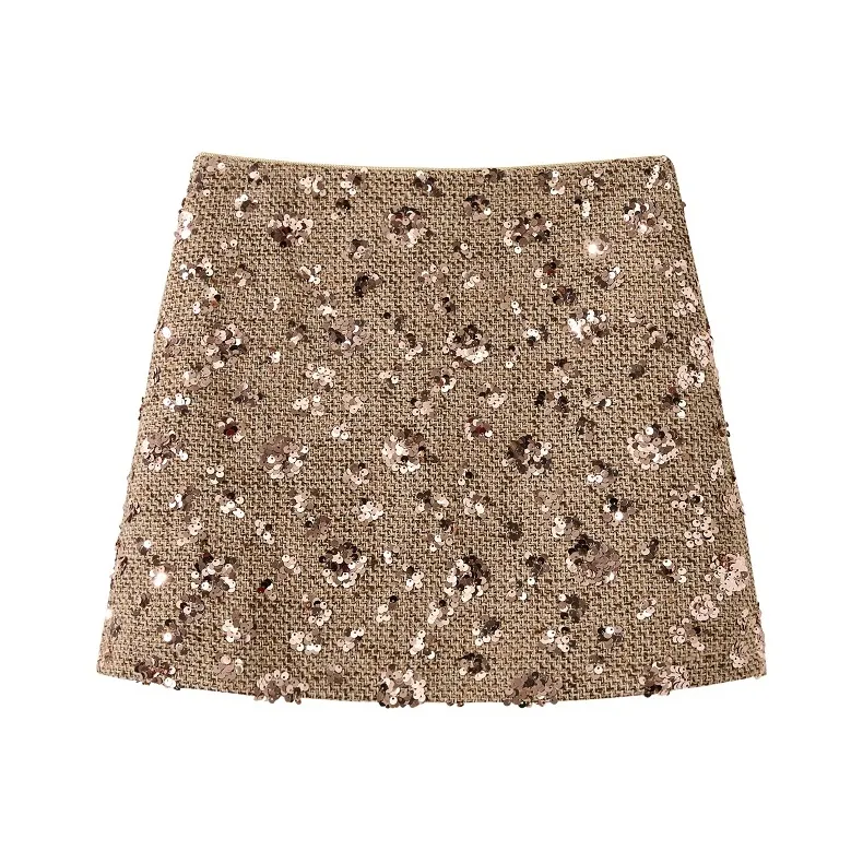 Fish Rabbits Skirt Set Women's Apricot-3