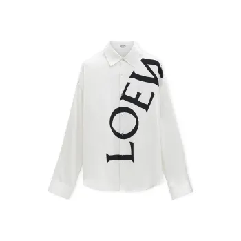 LOEWE Long Sleeve Silk Shirt