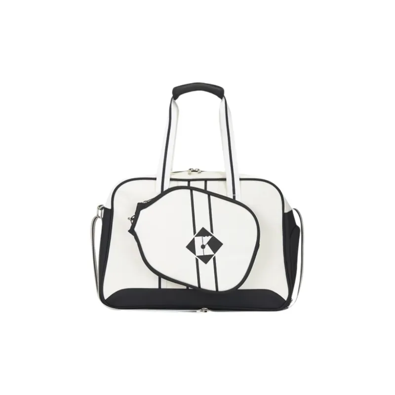 KUMPOO Badminton Racket Bags Shoulder Bag White Black Unisex-0