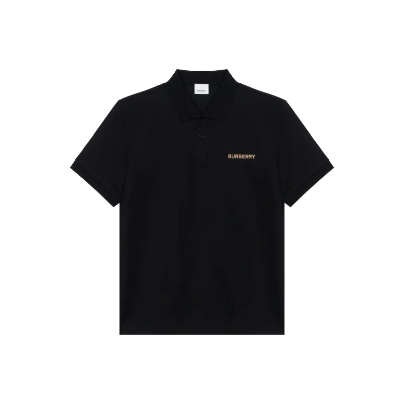 Burberry SS24 Polo Shirt Men's Black-0