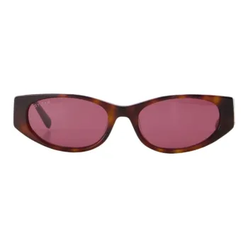 By Far Acetate Irregular Shape Sunglasses Women's Tortoiseshell