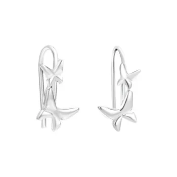 NVBBK Sterling Silver Earrings Women's