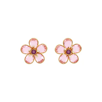 Swarovski Florere Earrings Women's Pink