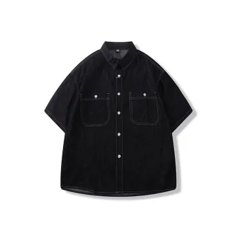 I'm David Shirts Men Black