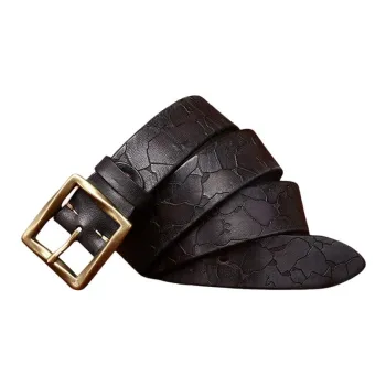 JEANSWEST Cow Leather Belts Men's 3.8CM