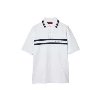 GUCCI Logo print Polo Shirt