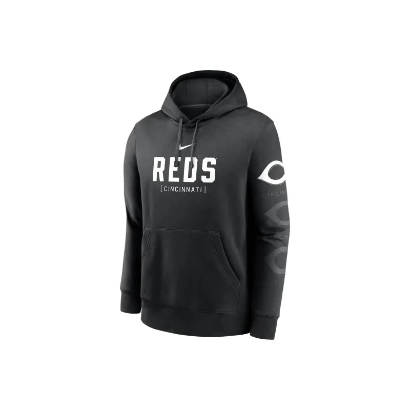 Nike Cincinnati Reds Fashion Club Men's Nike Mlb Pullover Hoodie-0