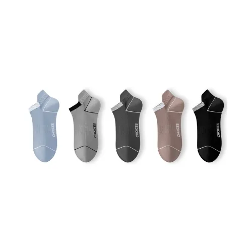 MIIOW No Show Socks Men's 5 Pack