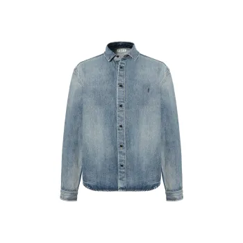 SAINT LAURENT Cassandre Denim Shirt