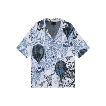 EMPORIO ARMANI FW23 Shirt Men's Multicolor