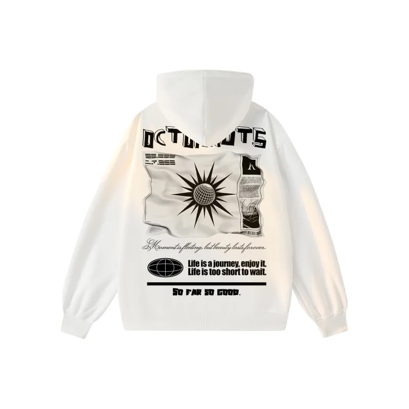 Small Columns Under The Sea Hoodie Unisex-0