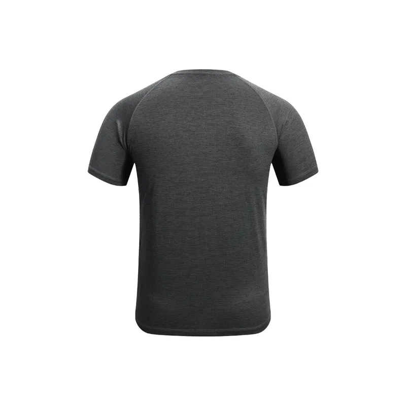 MESUCA Workout Clothing Men's Black Heather Gray-1