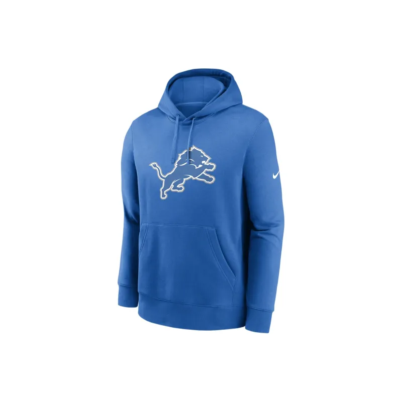 Nike Detroit Lions Club Logo Men's Nike Nfl Pullover Hoodie-0