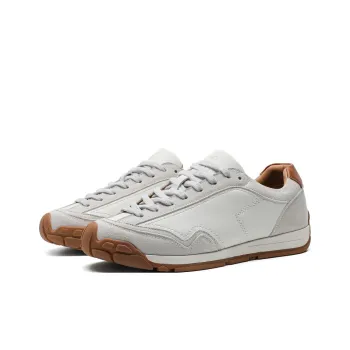 KUNGFUDEER Thread Line Collection Low Top Casual Shoes Unisex White
