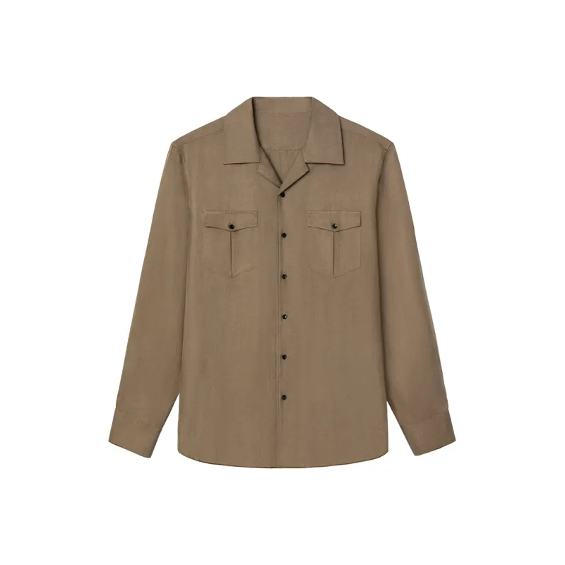 SKARO Shirts Men Brown SKE2151-0