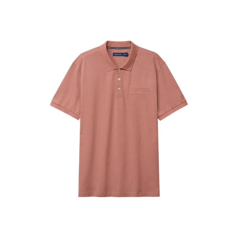 Nautica White Sail Polo Shirt Men's-2