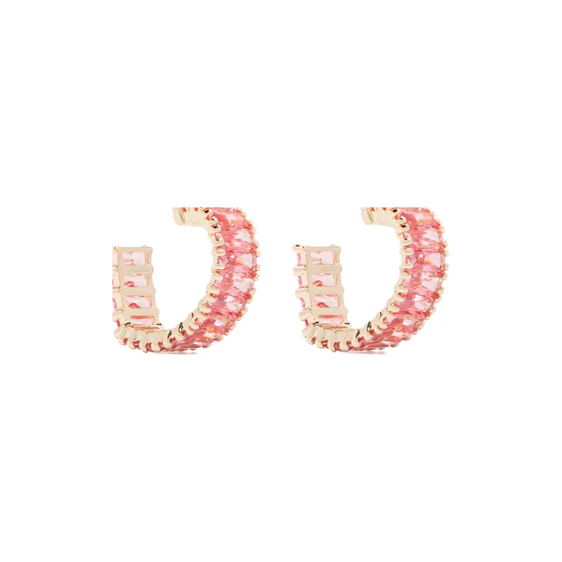 Swarovski Matrix Hoop Earrings-2