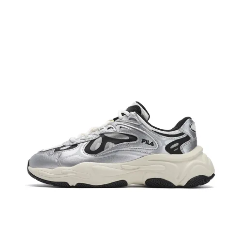 FILA MARS 4 Tom Sachs X NikeCraft General Purpose Anti Slip Wear Resistant Low Top Chunky Sneakers Men's Silver White