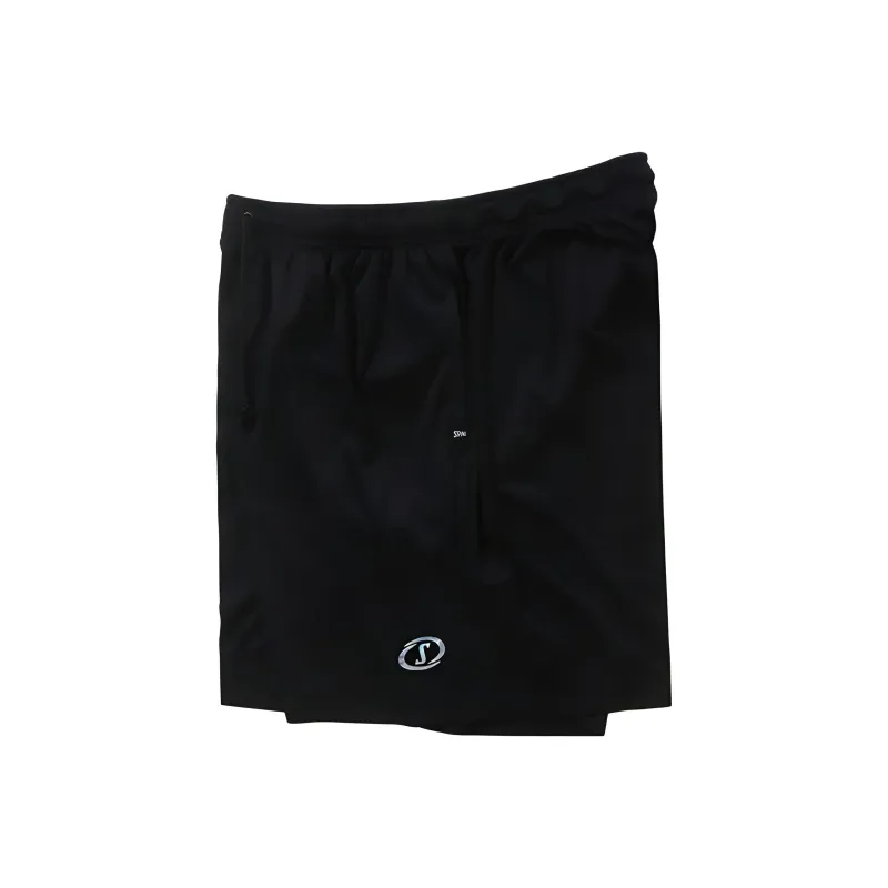 SPALDING Casual Shorts Men's Black-2