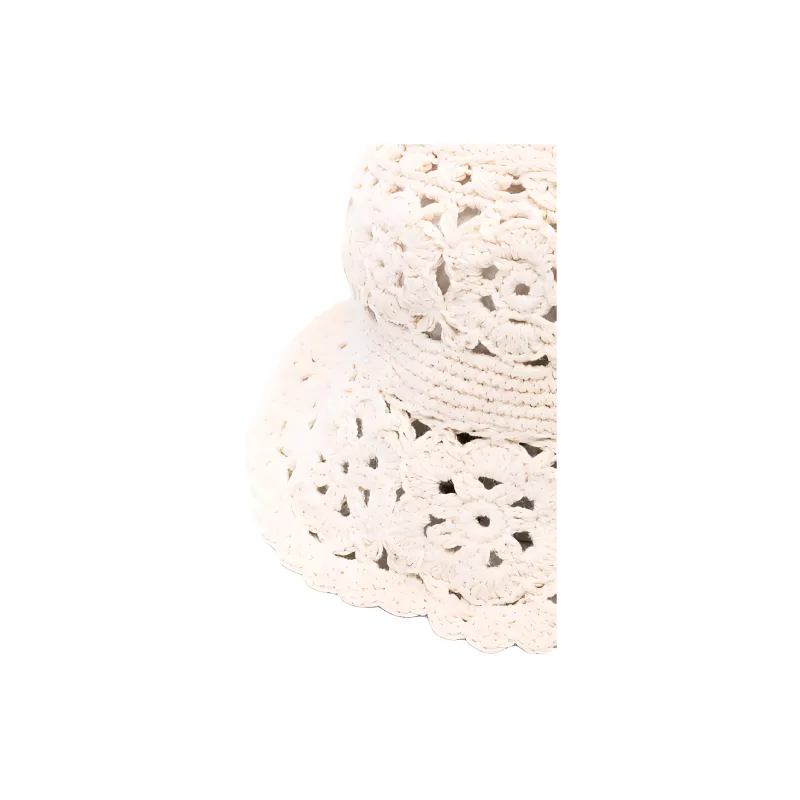 Maje Crocket knit Bucket Hat-1