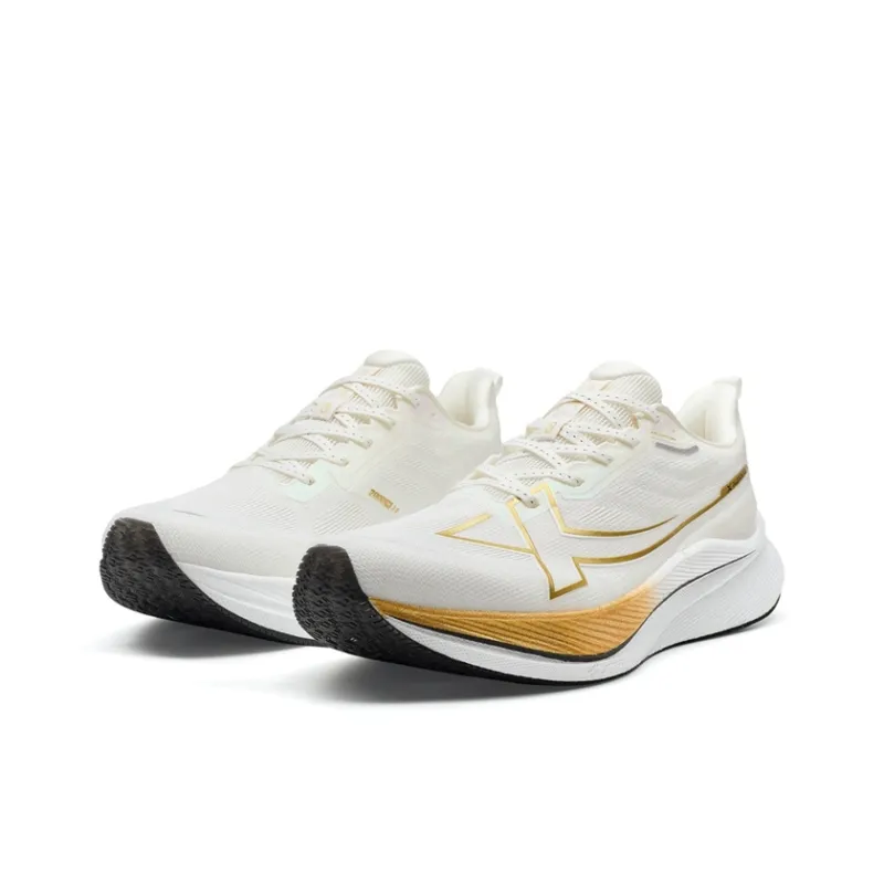 XTEP 2000km 3.0 Running Shoes Men Low Top Sail White/Golden Stream-2