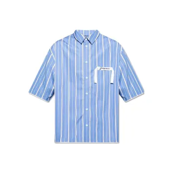 Jacquemus Shirts Men Blue