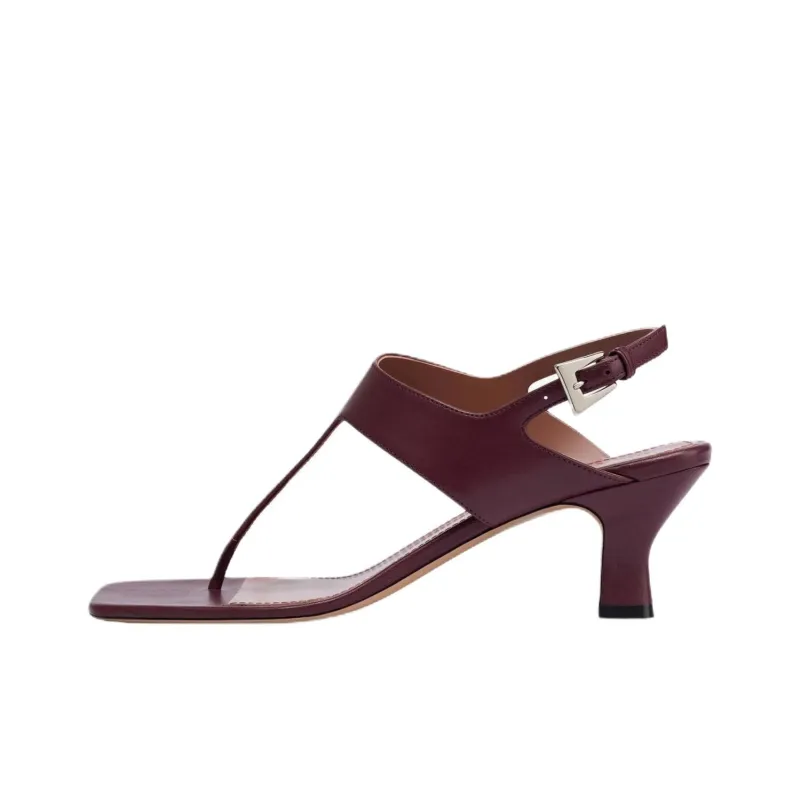 Paris Texas Portofino One Strap Sandals 5.5cm Women's Red-0