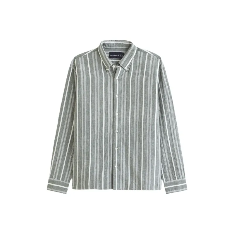 Abercrombie＆Fitch Shirt Men's Green-0