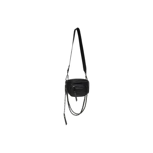 STEVE MADDEN PU Fanny Pack Shoulder Bag Crossbody Bag Small Size Women's Black