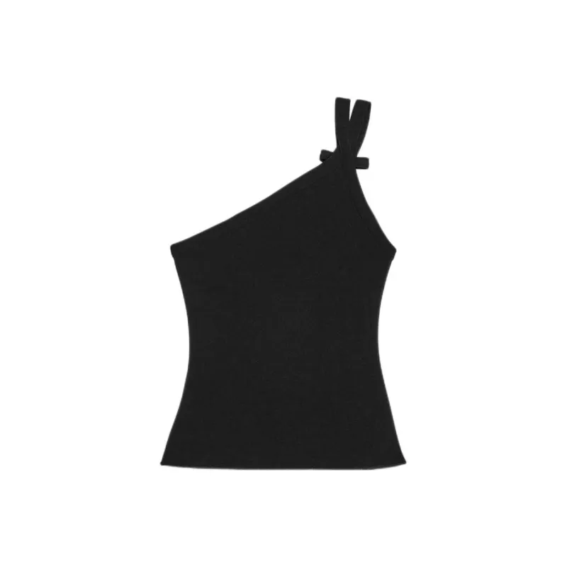 ZARA Tank Tops Women's Black-1