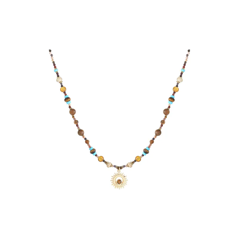MISS XIA JWY Titanium Steel Necklaces Women's-0