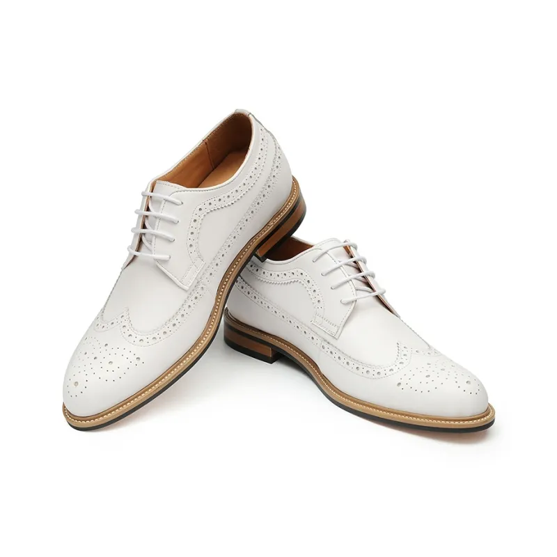 ASTON M.JAZZ Dress Shoes Men's White-4