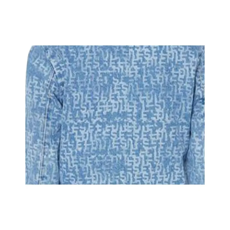 DIESEL De-Velop-Sp1 Monogram Denim Jacket-5