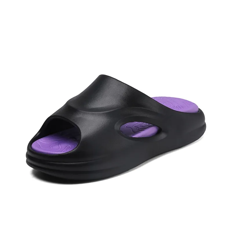 BOLE Quiet Slip Resistant Cushioning Slide Slippers Unisex-8