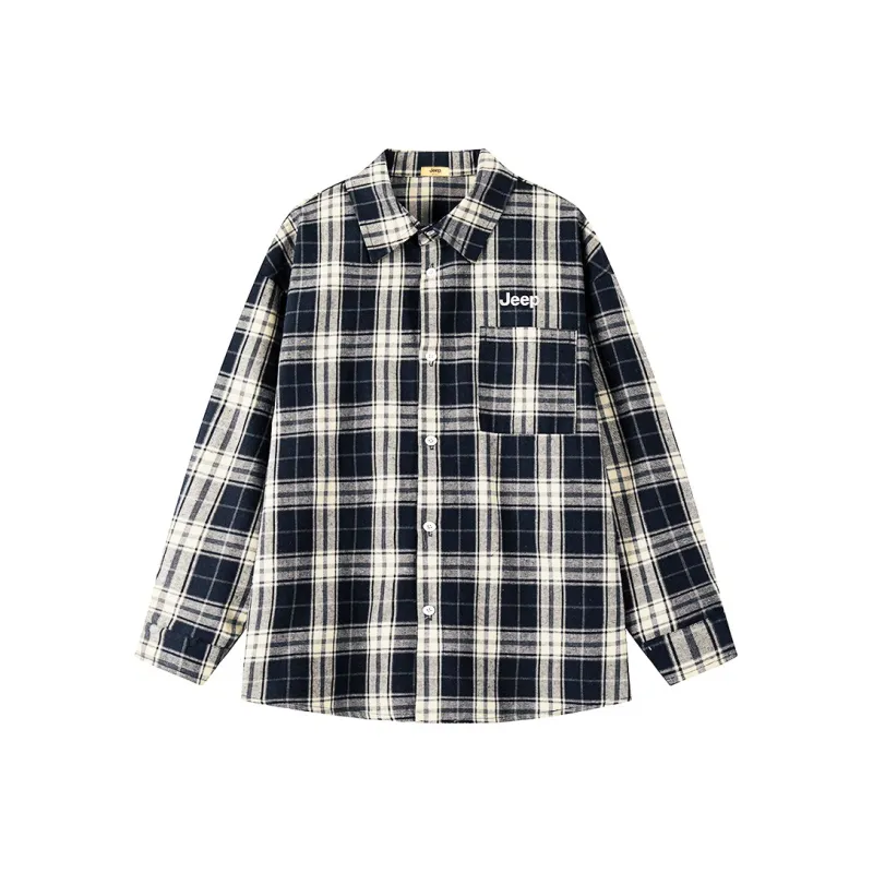 Jeep Shirts Men Navy Blue-0