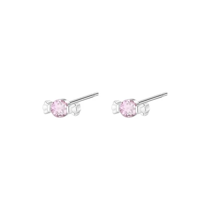 GUDUD S999 Fine Silver Stud Earrings Women's-8