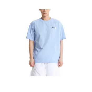 New Balance SEMI OVER FITUNI FROZEN T Shirt Unisex Light Blue