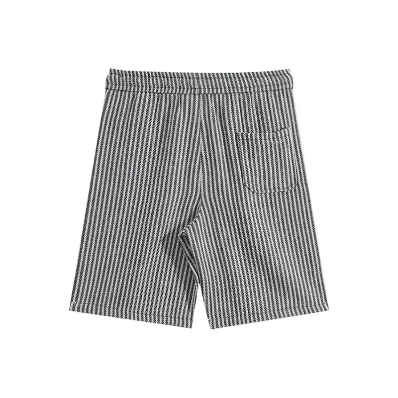 BRUMAIRE Casual Shorts Unisex Black Comes With Brooch-1