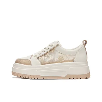 HR Skateboard Shoes Women's Beige Gold