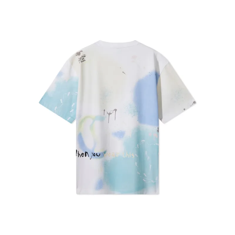 Cabbeen T Shirt Men's Bleached 02-1
