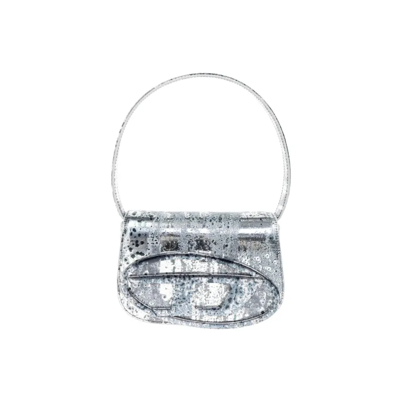 DIESEL PU Shoulder Bag Women's Silver-0