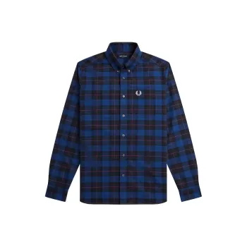 FRED PERRY Shirt Men's Dark Marine Blue