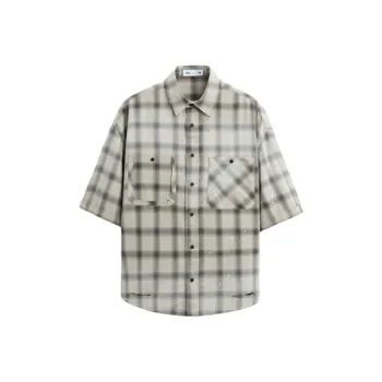 ZARA Shirts Men Medium Gray