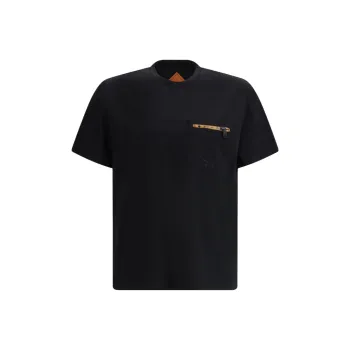 MCM Zipped Pocket Crewneck T Shirt