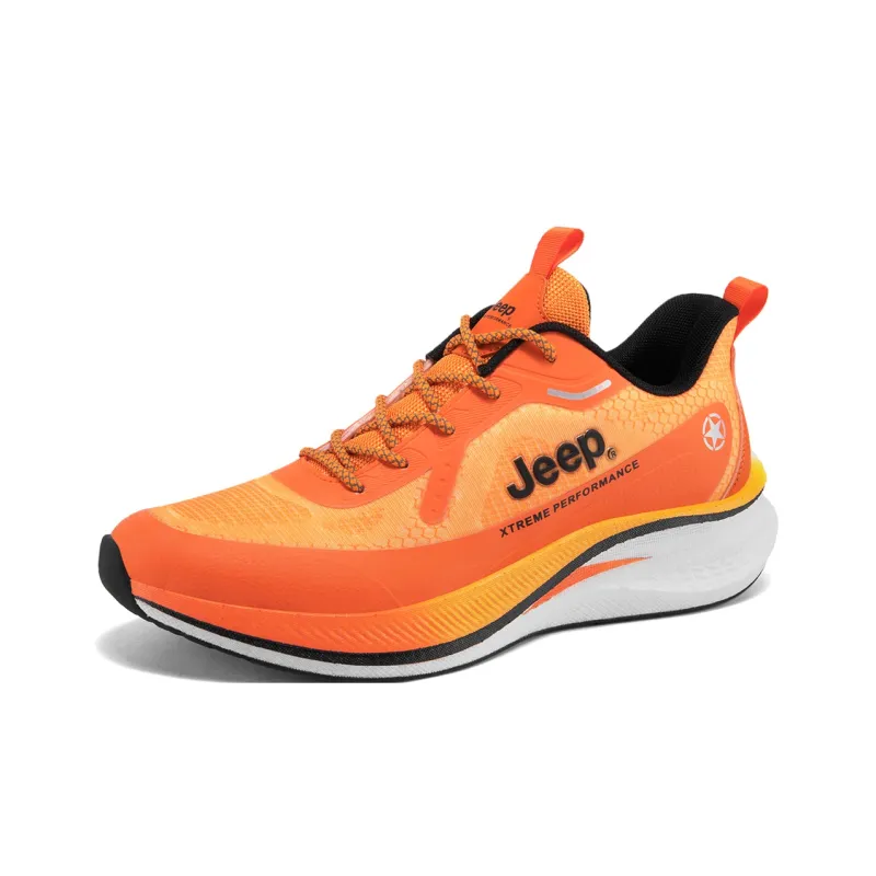 Jeep Wear-resistant And Lightweight Low-Top Running Shoes Men's Orange-2