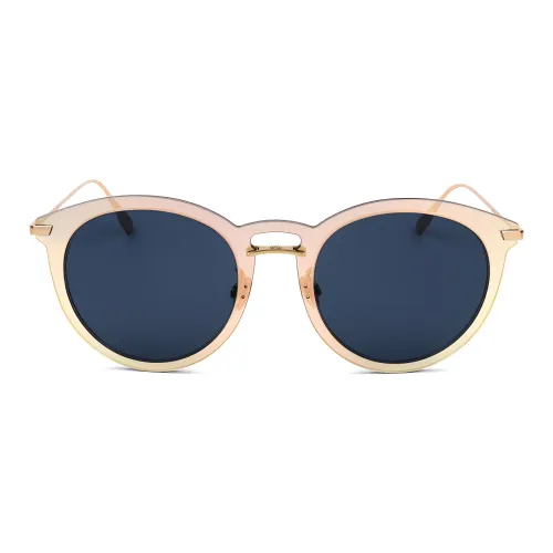 DIOR Cat Eye Sunglasses Women's Gold