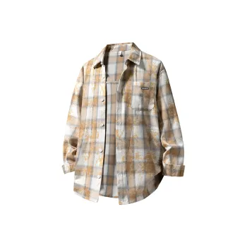 DUKE+DEXTER Commute Lapel Casual Long Sleeved Shirt Unisex