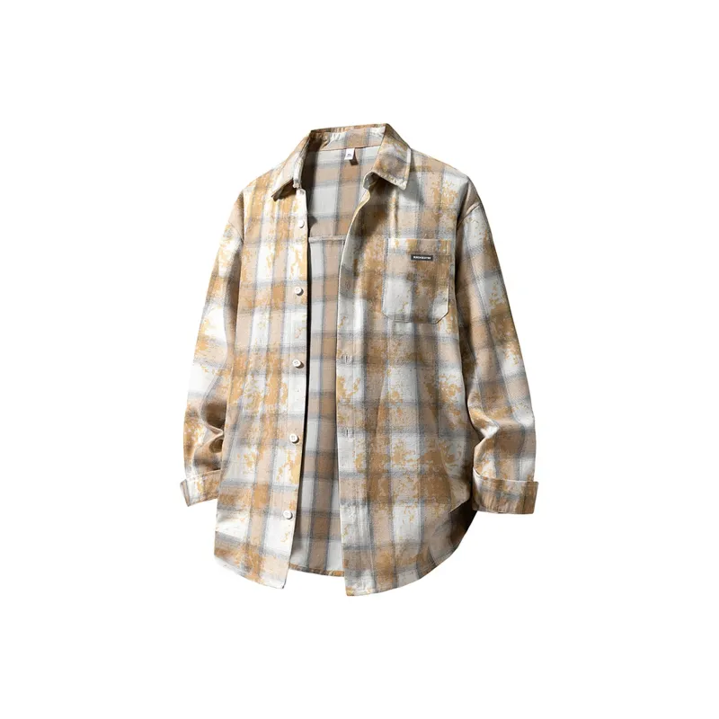 DUKE+DEXTER Commute Lapel Casual Long Sleeved Shirt Unisex-0